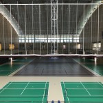 H NTU Sports Centre - acoustic isolator floor